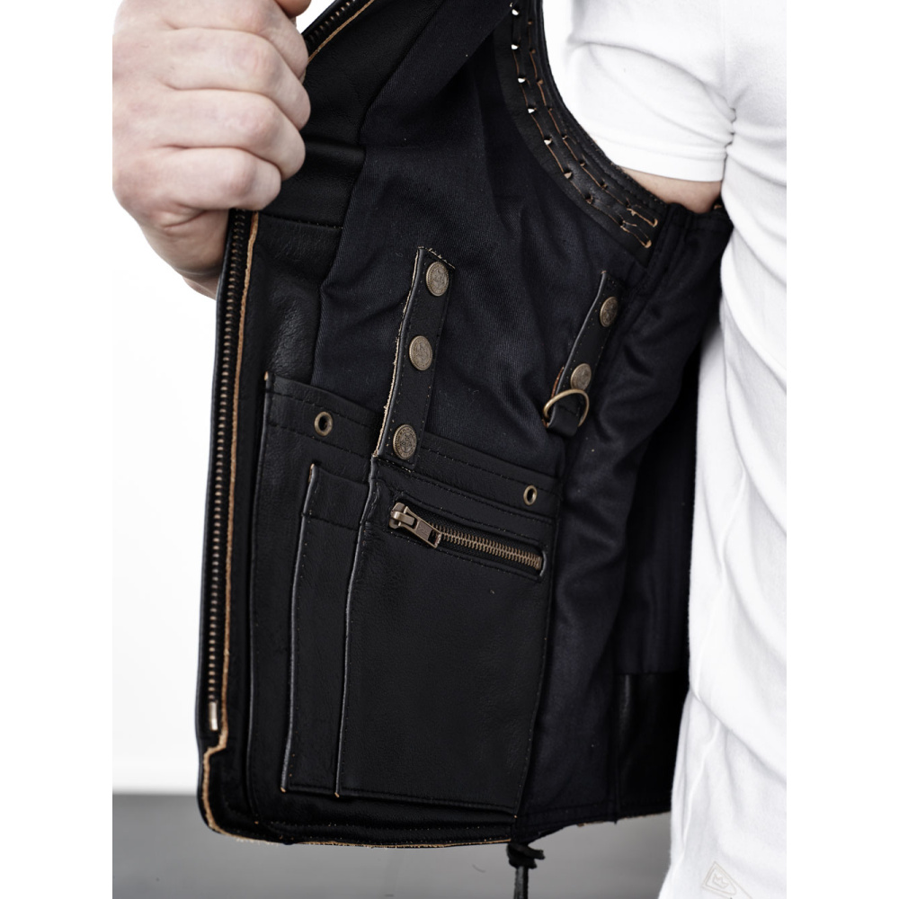 MC-Väst Thor Svart - Bild 3