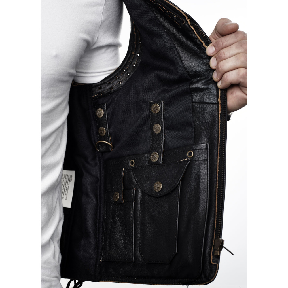 MC-Väst Thor Svart - Bild 4