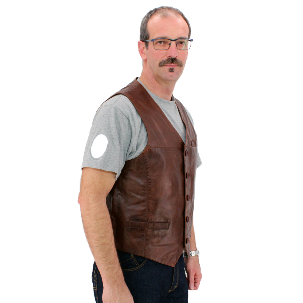 Ola Raggarväst Brun - Bild 2