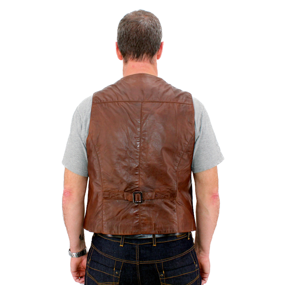 Ola Raggarväst Brun - Bild 3