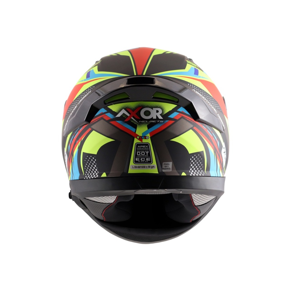 MC-Motorcykel Integralhjälm Apex Vivid - Bild 2