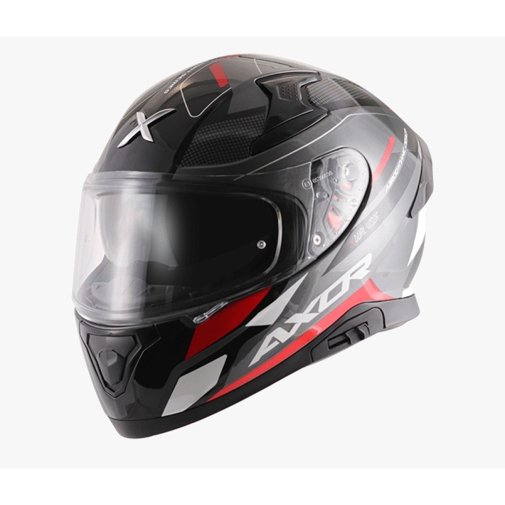 MC-Motorcykel Integralhjälm Apex Turbine Red - Bild 3