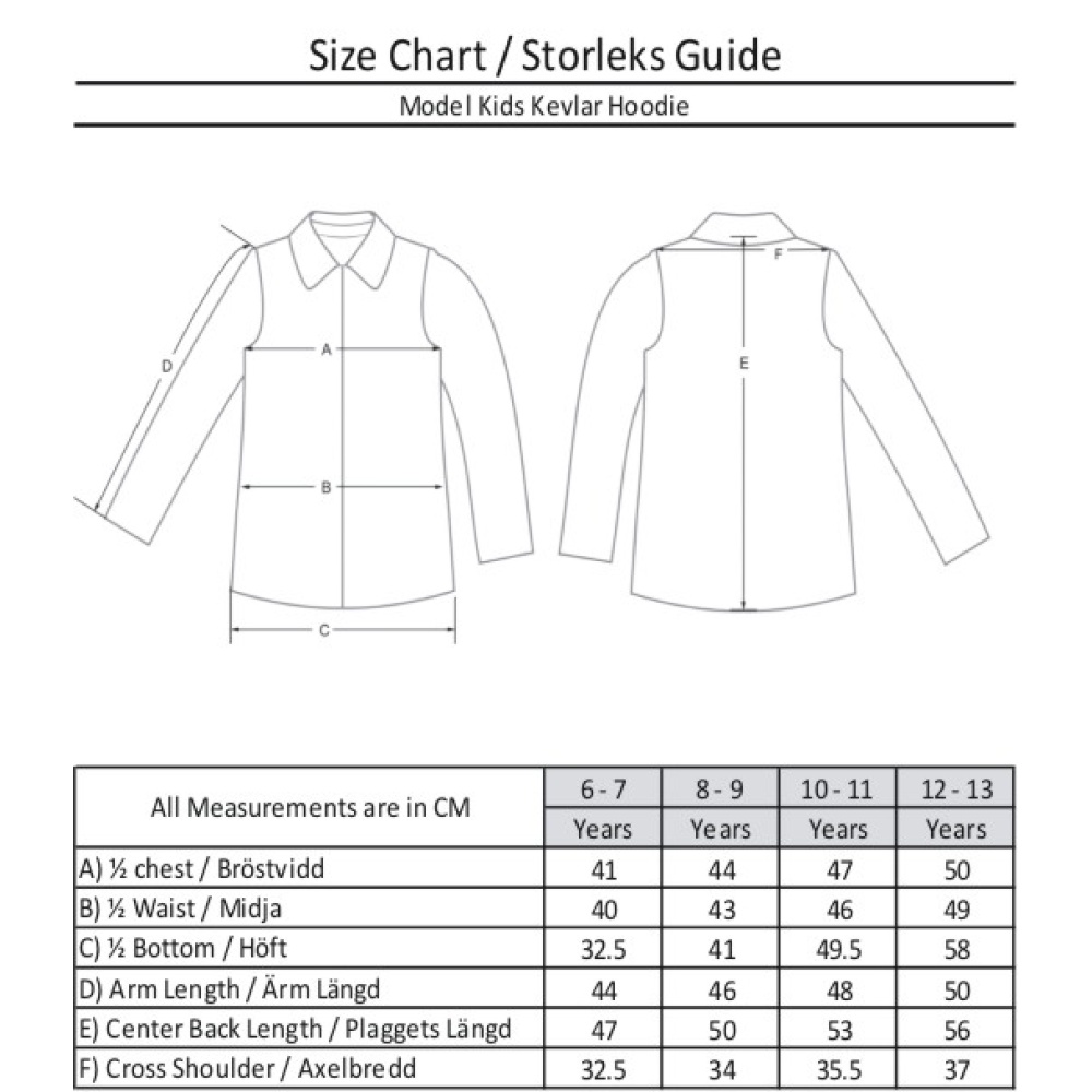 MC-Hoodie Kevlar -kid - Bild 4