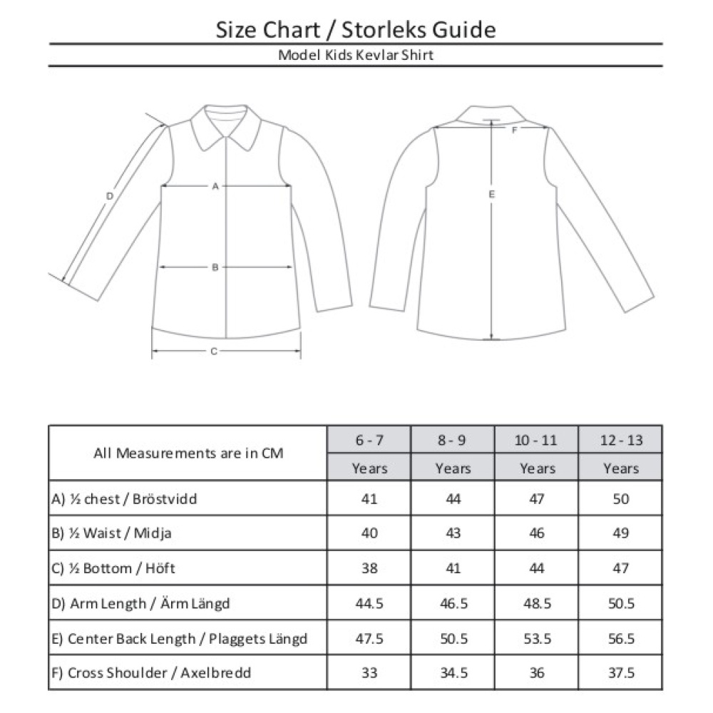 Kevlarskjorta Red Black -kid - Bild 3