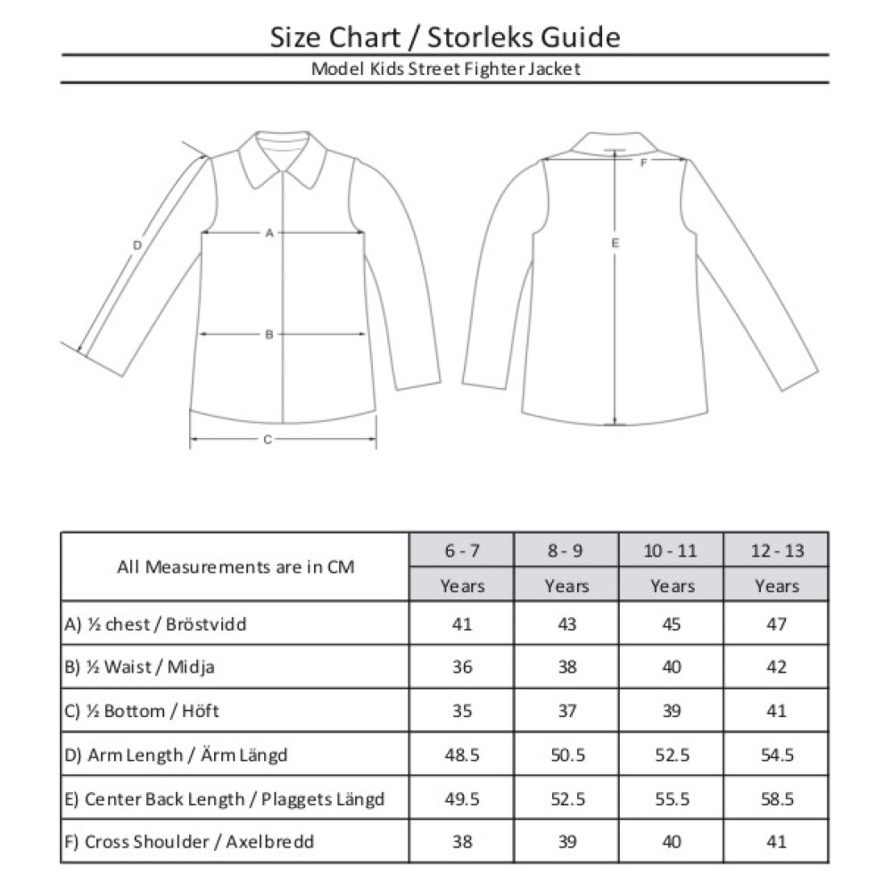 MC-Allvädersjacka Street Fighter -kid - Bild 3