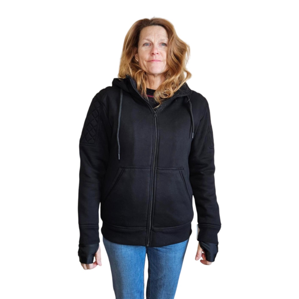 Kevlar Hoodie Med Avtagbart Innerfoder Dam