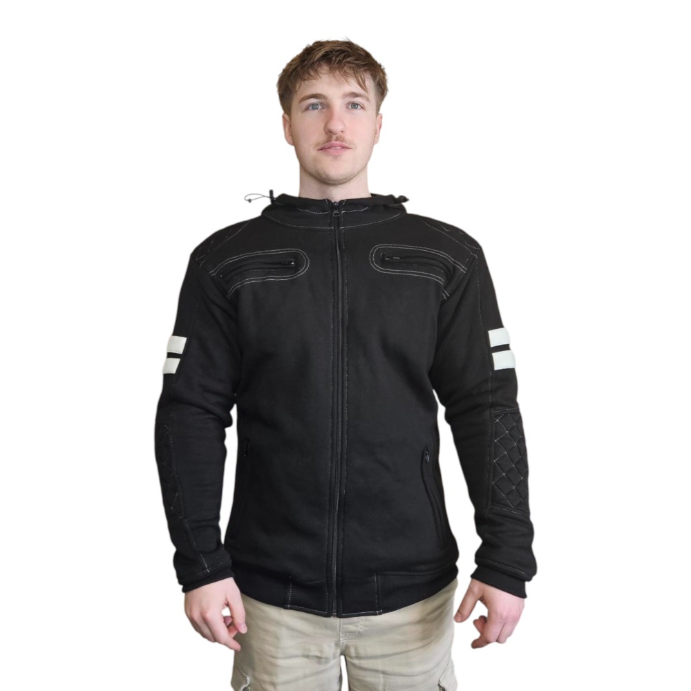 Kevlar Hoodie Med Vita Streck - Bild 2