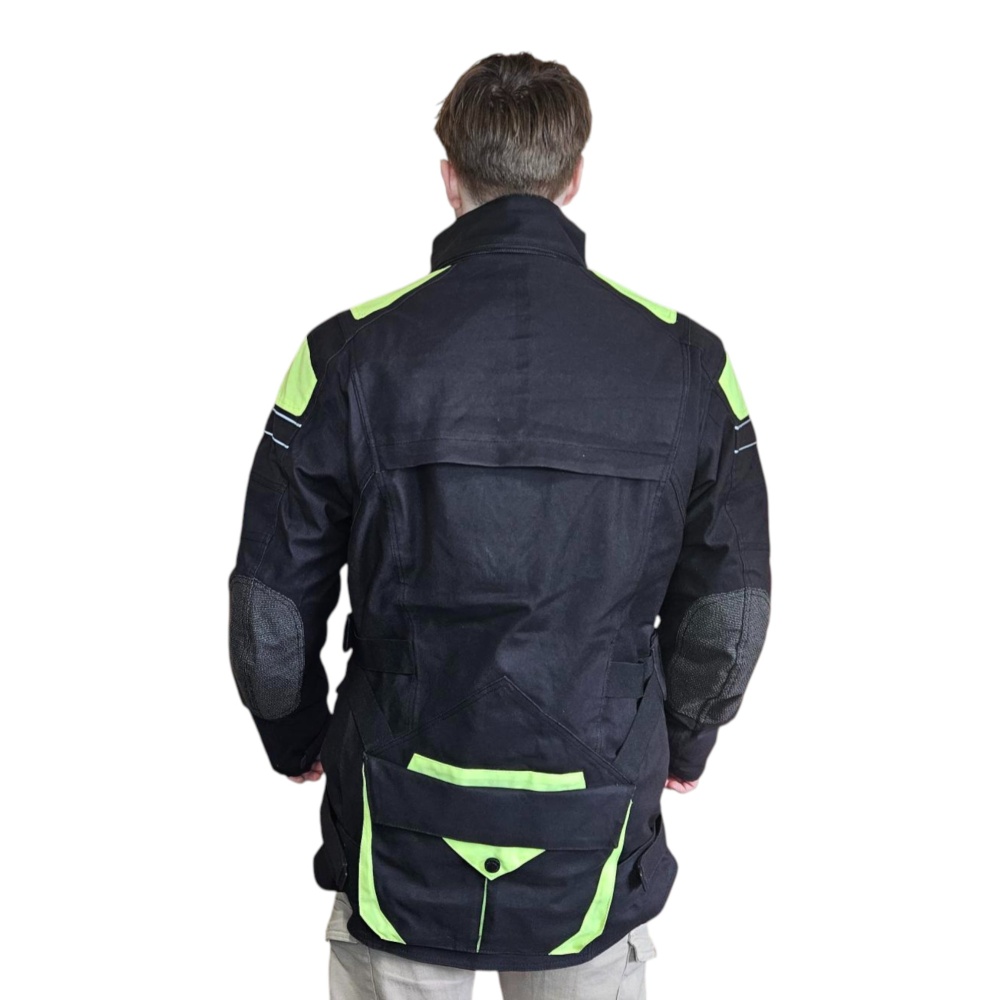 SMARTRACE Allvädersjacka Svart Floruserande - Bild 4