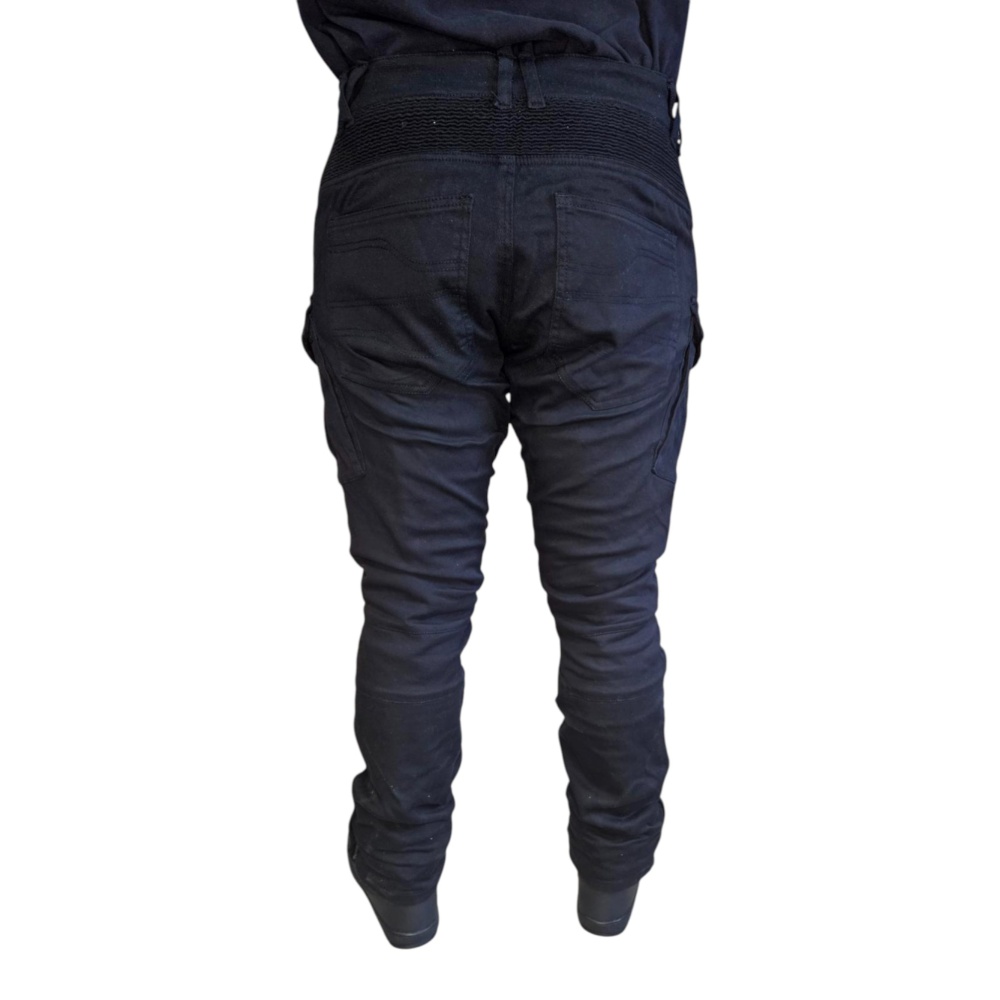 Fullkevlar Jeans Cargo Black - Unisex – long leg - Bild 3