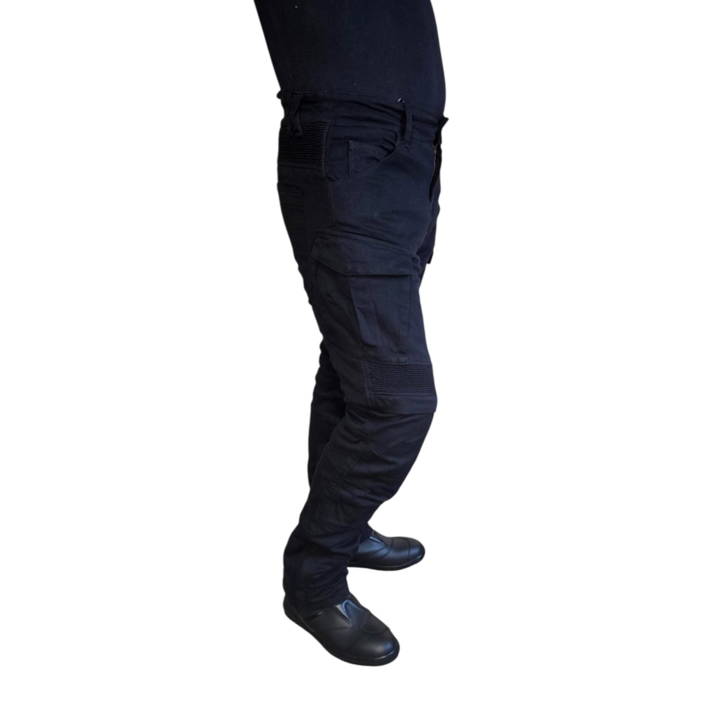 Fullkevlar Jeans Cargo Black - Unisex – long leg - 30/34