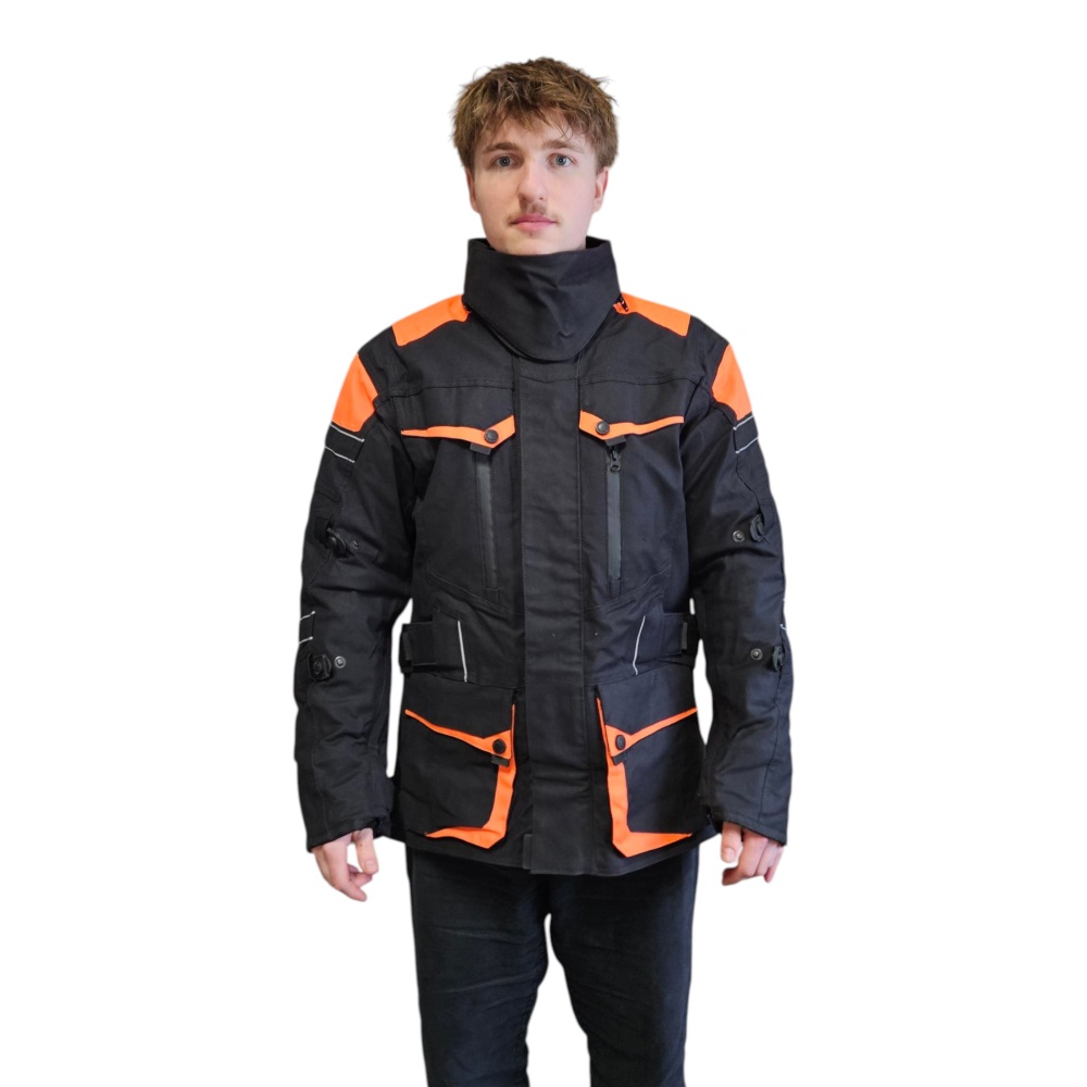 SMARTRACE Allvädersjacka Svart Orange - Bild 2