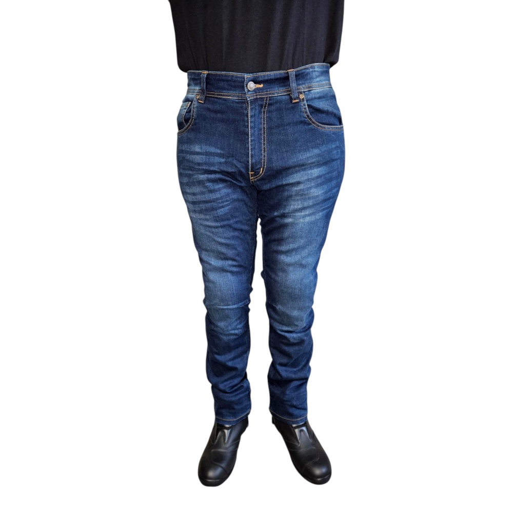 Fullkevlar Jeans Slitna Blå – Unisex – Reg leg - Bild 2