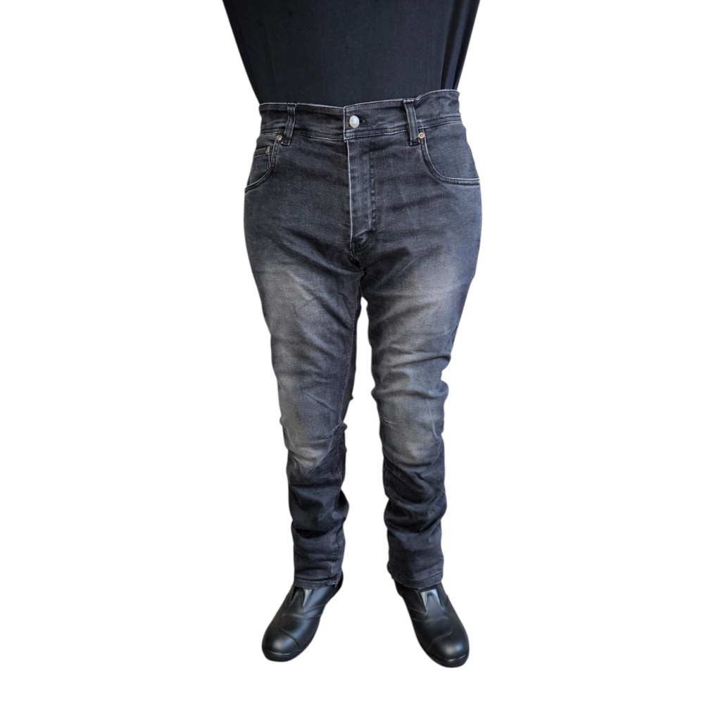 Fullkevlar Jeans Slitna Svarta – Unisex – Reg leg - Bild 2