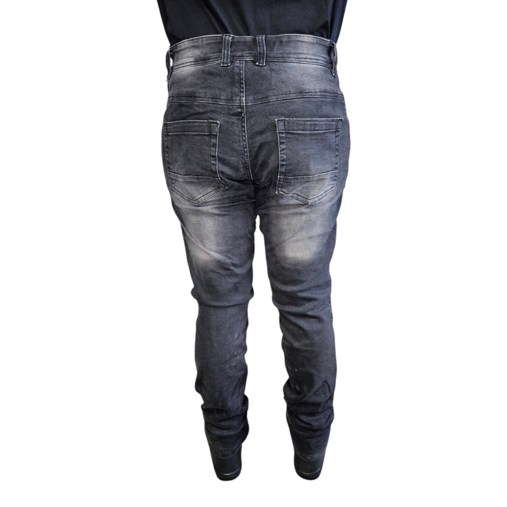 Fullkevlar Jeans Slitna Svarta – Unisex – Reg leg - Bild 3